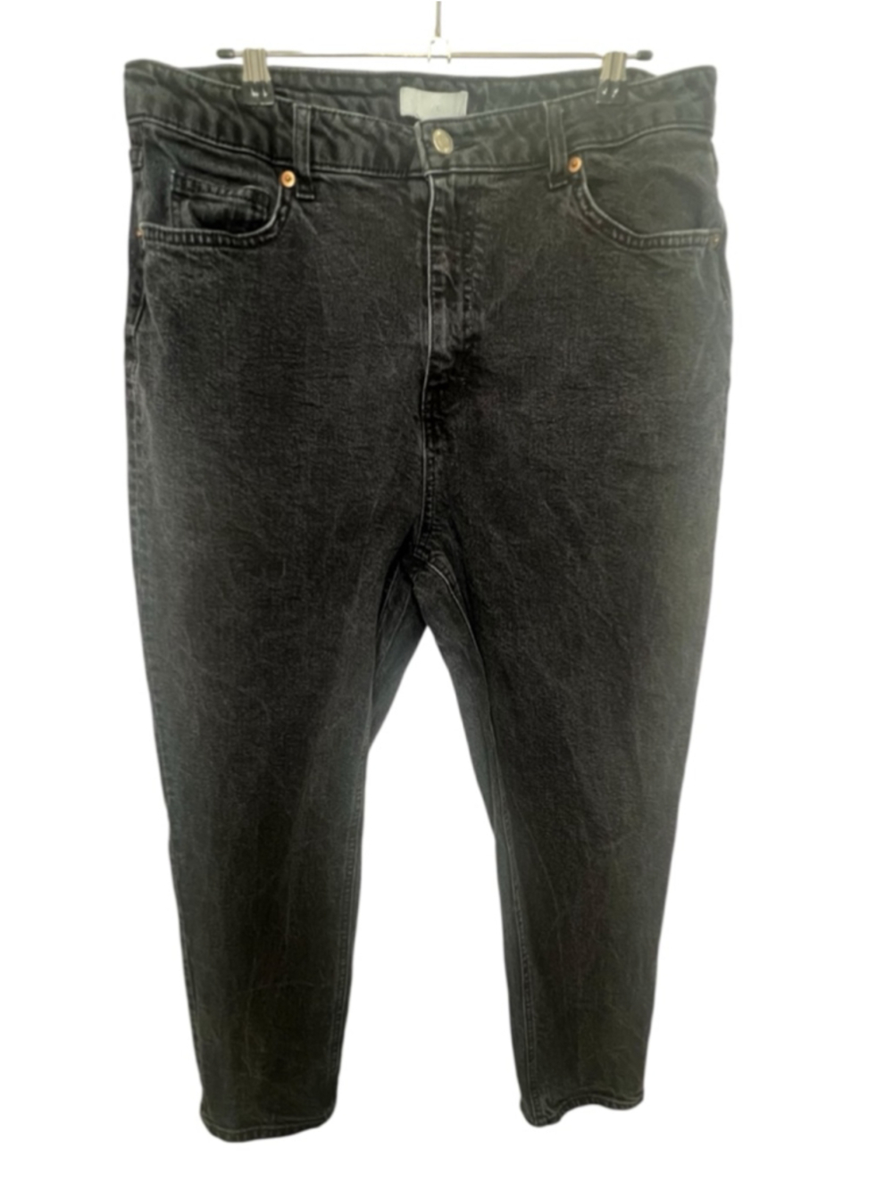H&M Faded Black High Rise Denim Skinny Style Jeans